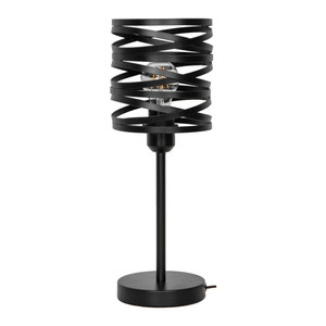 GoodHome Table Lamp Gabon 1-bulb E27, matt black