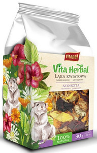 Vitapol Vita Herbal Complementary Food for Chinchillas Flower Meadow 30g
