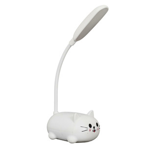LED Desk Lamp Kitty, white