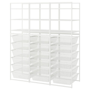 JONAXEL Frame/mesh baskets/shelving units, 148x51x173 cm