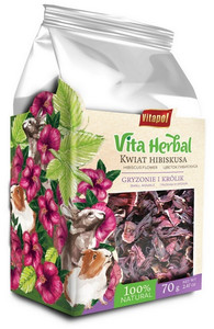 Vitapol Vita Herbal Hibiscus Flower for Rabbits & Rodents 70g