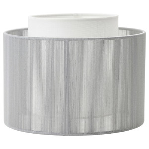 SYMFONISK Shade for speaker lamp base, textile/white