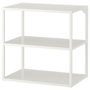 ENHET Base fr w shelves, white, 60x40x60 cm