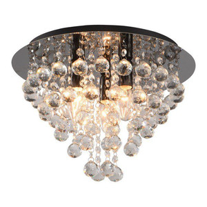 Ceiling Lamp London Crys 3x E14, black