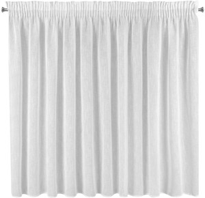 Sheer Curtain Carla 300 x 145 cm, white