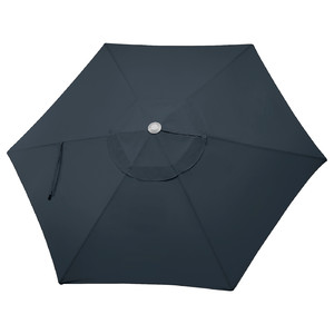 LINDÖJA Parasol canopy, dark grey, 300 cm