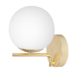 GoodHome Wall Lamp Dorres E14 IP44, matt gold