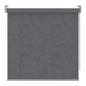 Block-out Roller Blind Velvet 52 x 180 cm, steel grey