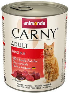 Animonda Carny Adult Cat Food Pure Beef 800g