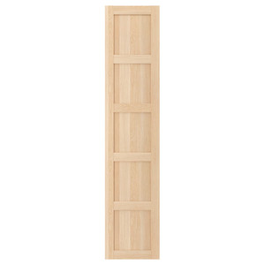 BERGSBO Door, white stained oak effect, 50x229 cm