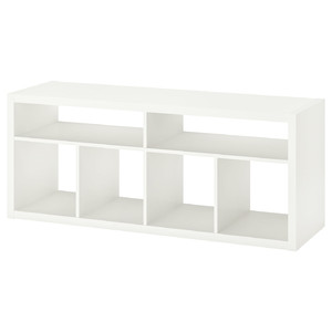 KALLAX TV bench, white, 147x60 cm