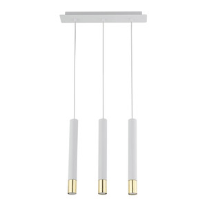 Pendant Lamp Sopel 3 x GU10, white/gold