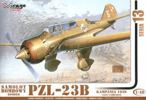 Mirage Model Kit Bomber Aircraft PZL-23B Karas 14+