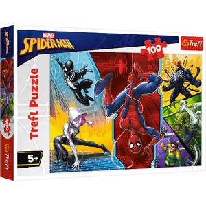 Trefl Children's Puzzle Spider-Man Upside Down 100pcs 5+