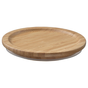 IKEA 365+ Lid, round, bamboo, 14 cm