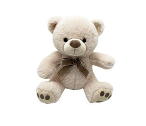 Tulilo Soft Plush Toy Teddy Bear 27cm, off-white, 0+