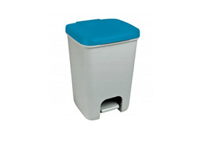 Curver Waste Bin Essentials 20l, grey/blue