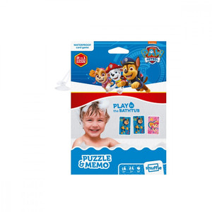 Cartamundi Waterproof Card Game Paw Patrol Puzzle & Memo 3+