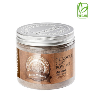 ORGANIQUE Pure Nature Ghassoul Clay Powder Clay Mask Vegan 150g