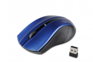 Rebeltec Wireless Optical Mouse, Galaxy Blue/Black