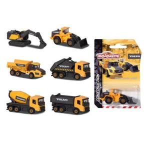 Majorette Volvo Construction Vehicle, 1pc, assorted models, 3+