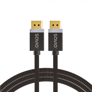 Savio DisplayPort (M) – DisplayPort (M) v1.4 cable, 1m, CL-165