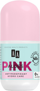 AA Pink Aloe Antiperspirant Roll-on Deodorant 50ml