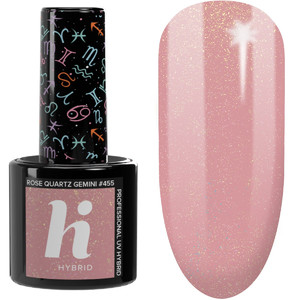 Hi Hybrid UV Nail Gel Polish Zodiac no. 455 Rose Quartz Gemini 5ml