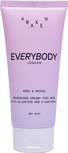 EVERYBODY Awaken Nourishing Creamy Face Mask for Dry Skin Rose & Orchid 94% Natural 50ml