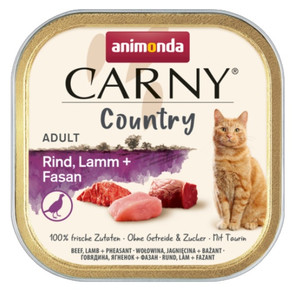 Animonda Carny Country Adult Beef, Lamb & Pheasant Cat Food 100g