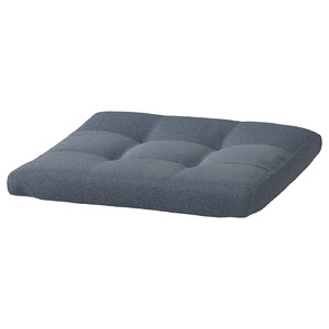 POÄNG Footstool cushion, Gunnared blue, 55x50 cm
