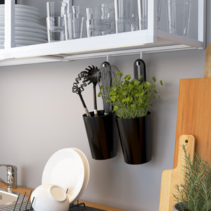 ENHET Kitchen, white/grey frame, 103x63.5x222 cm