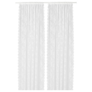 ALVINE SPETS Net curtains, 1 pair, off-white, 145x300 cm