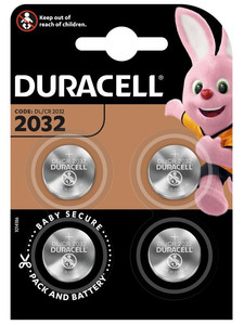 Duracell Batteries CR2032 4pcs