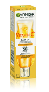 GARNIER Skin NaturalsVitamin C Daily UV Brightening Fluid Invisible, SPF50+ 40ml