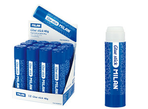 Milan Glue Stick 40g White 12pcs