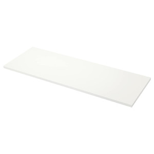 SÄLJAN Worktop, white, laminate, 246x3.8 cm