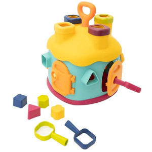 Shape Sorter Cottage with Keys 12m+