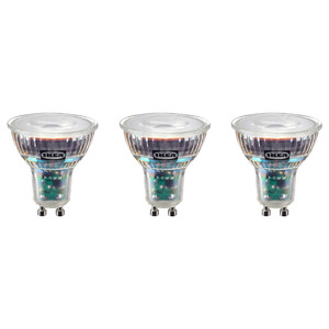 SOLHETTA LED bulb GU10 230 lumen, 3 pack