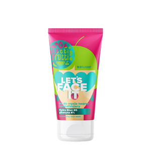 FARMONA TUTTI FRUTTI Let's Face It Normalizing Facial Cleansing Gel With Glycerin 4% + Hydro Shot B5 93% Natural Vegan 150ml