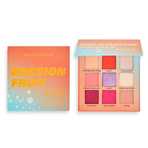 Makeup Revolution Hot Shot Passion Fruit Fire Eyeshadow Palette Vegan