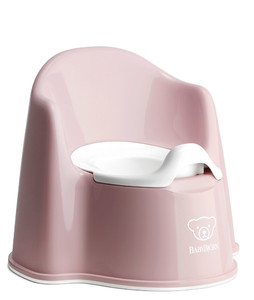 BABYBJÖRN - Potty Chair - Powder pink/White