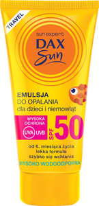 Dax Sun Sunscreen for Babies & Children SPF50 Travel 50ml