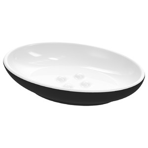 EKOLN Soap dish, dark grey