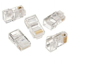 Gembird Modular Plug 8P8C for Solid LAN Cable CAT5, UTP, 100pcs