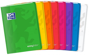 Notebook A5 60 Sheets Checkered Oxfrod EasyBook 1pc, assorted colours