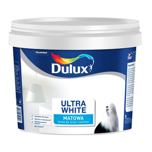 Dulux Matt Paint for Walls & Ceilings Ultra White Promo 10l