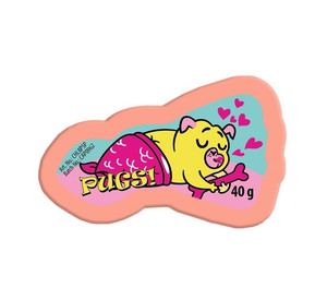 Funny Bath Tablet Pug Mermaid Tangerine 40g