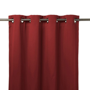 Blockout Curtain GoodHome Vestris 140x260cm, red