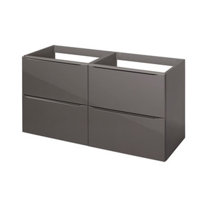 Wall-mounted Basin Cabinet GoodHome Imandra 120cm, grey